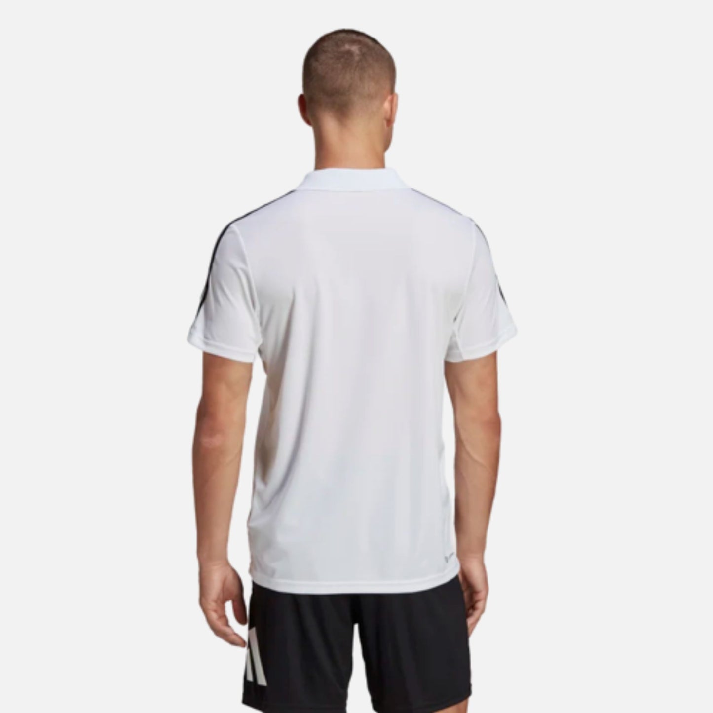 TRAIN ESSENTIALS PIQUÉ 3-STRIPES TRAINING POLO SHIRT