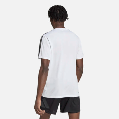 TRAIN ESSENTIALS 3-STRIPES TRAINING TEE