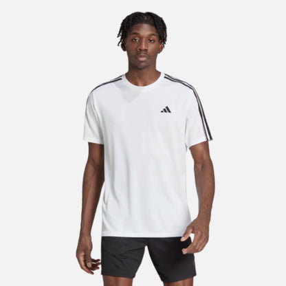 TRAIN ESSENTIALS 3-STRIPES TRAINING TEE