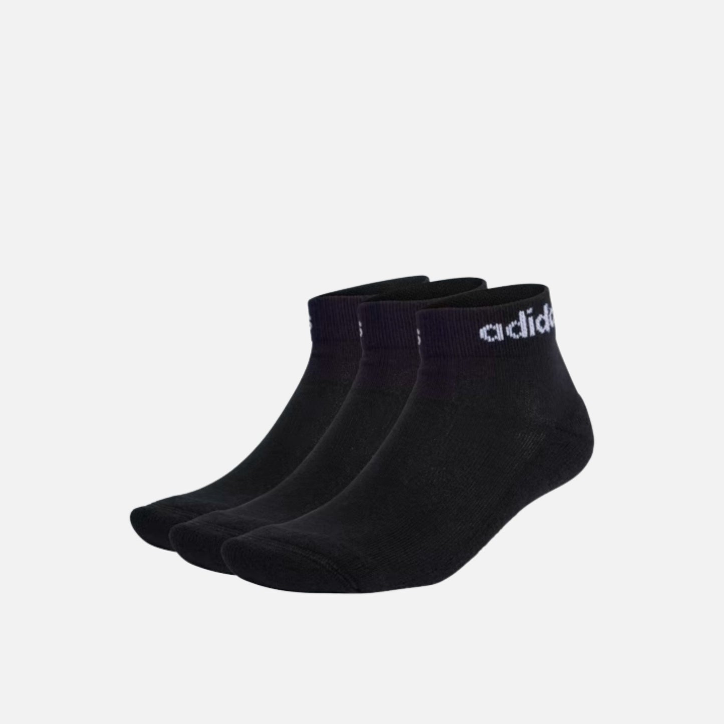 LINEAR ANKLE CUSHIONED SOCKS 3 PAIRS