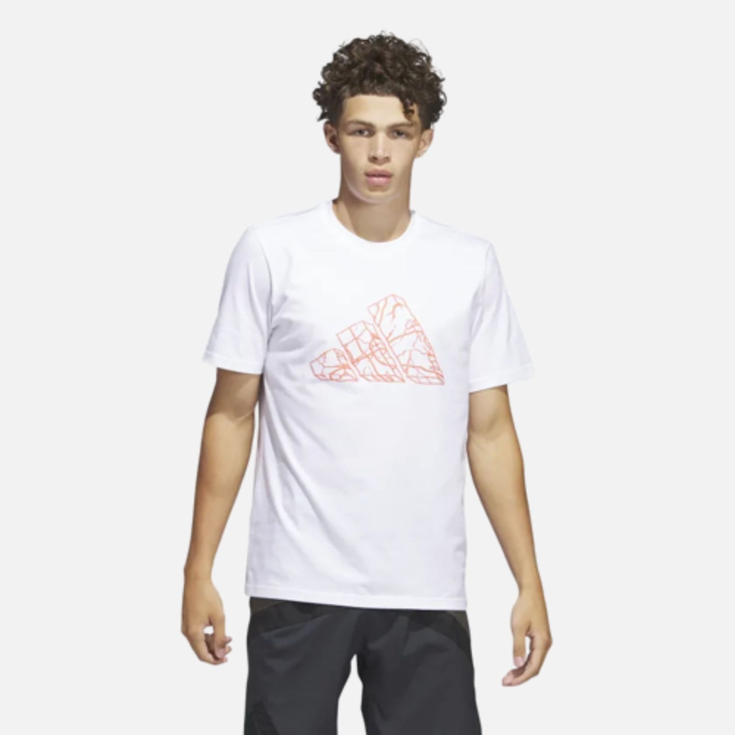 PASS ROCK BASKETBALL GRAPHIC TEE