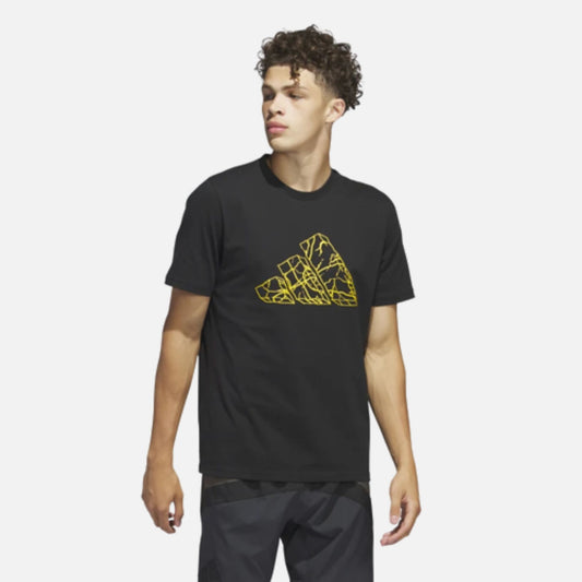 PASS ROCK BASKETBALL GRAPHIC TEE