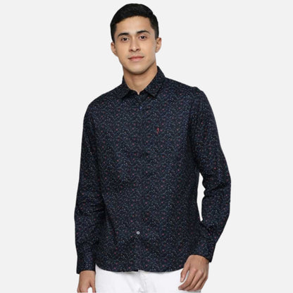 Printed Full Sleeve Cotton Blend Shirt