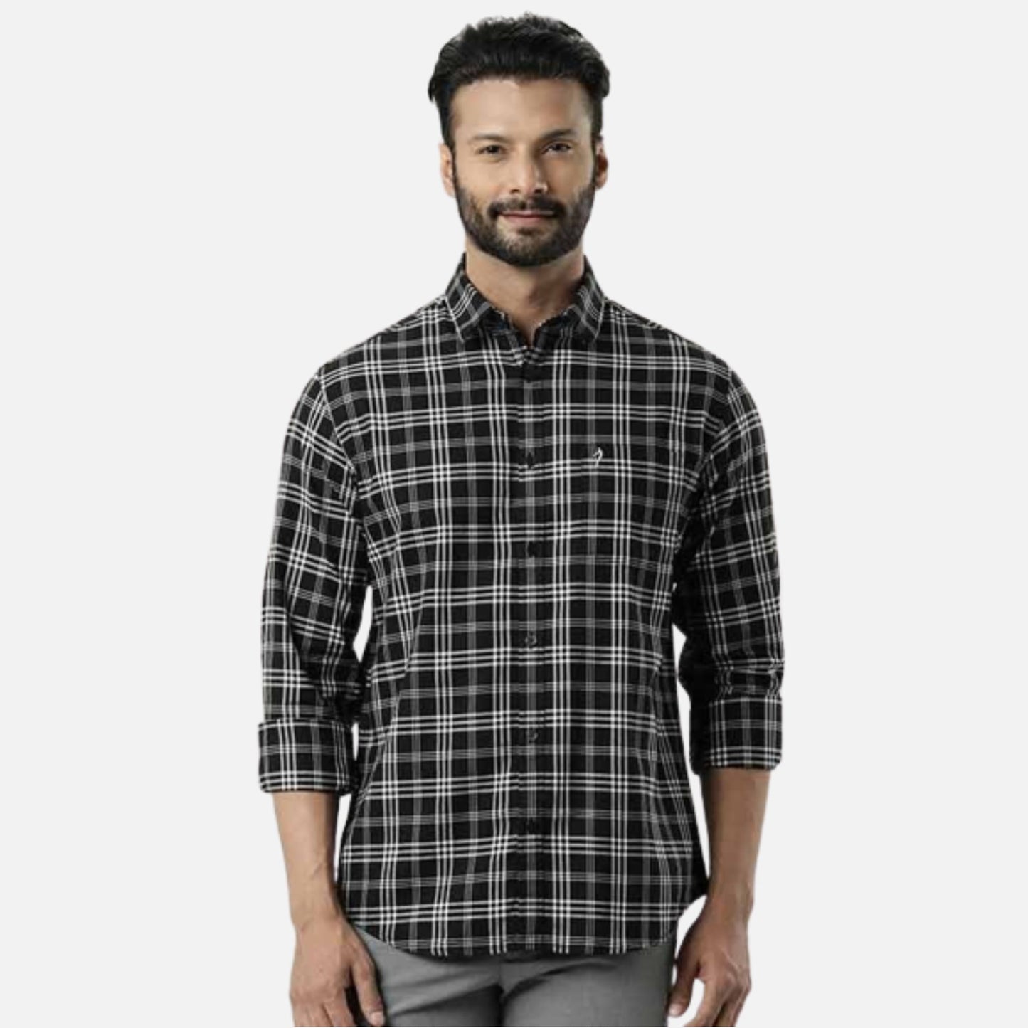 Checked Full Sleeve Cotton Shirt