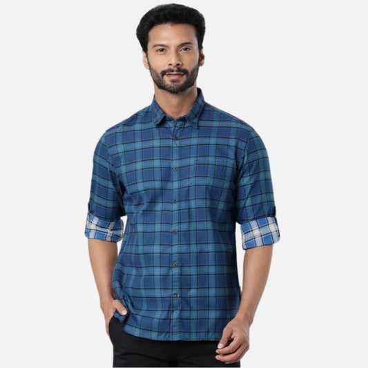 Checked Full Sleeve Cotton Shirt