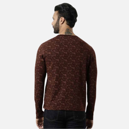 Printed Henley T-Shirt