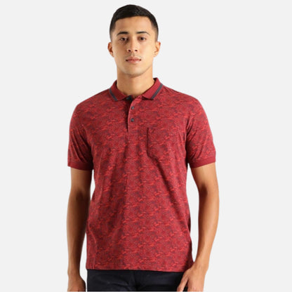 Printed Polo T-Shirt