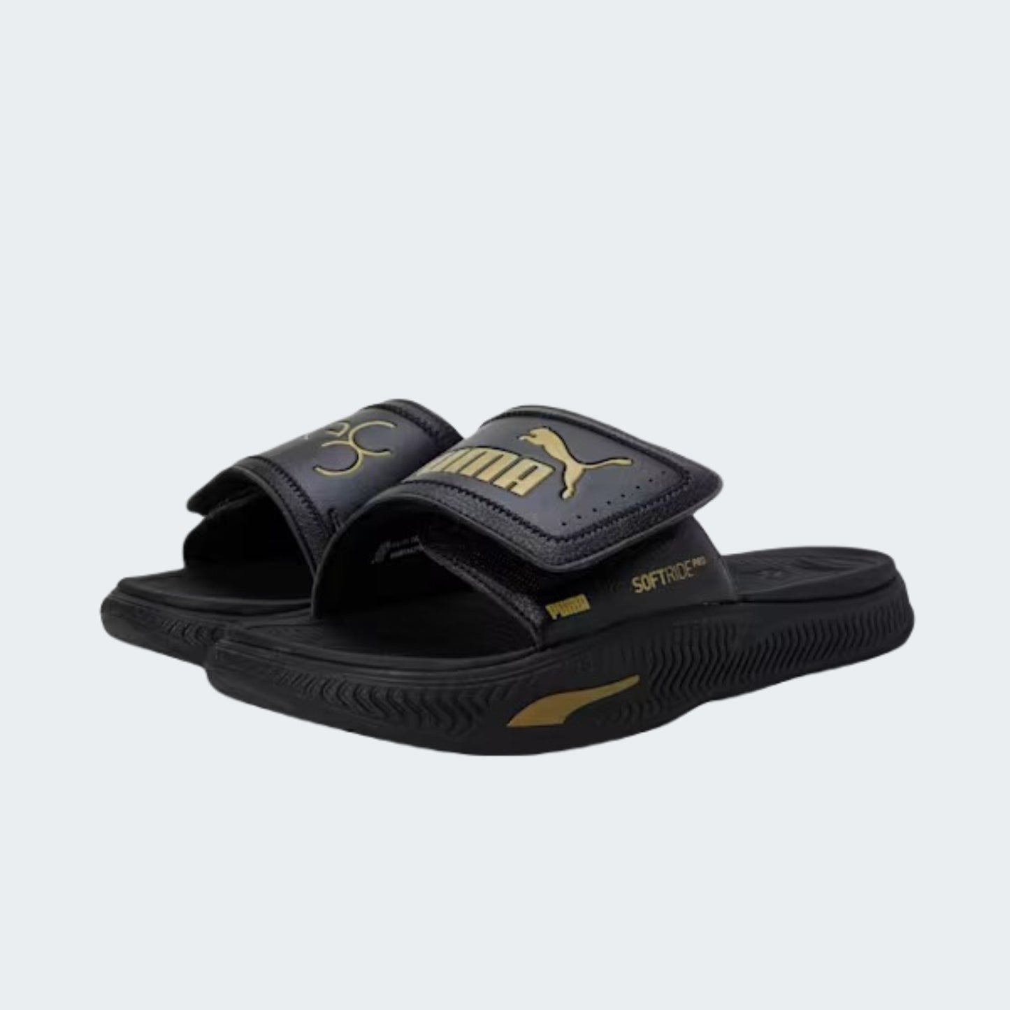 Black Softride Pro 24 Men's Slides