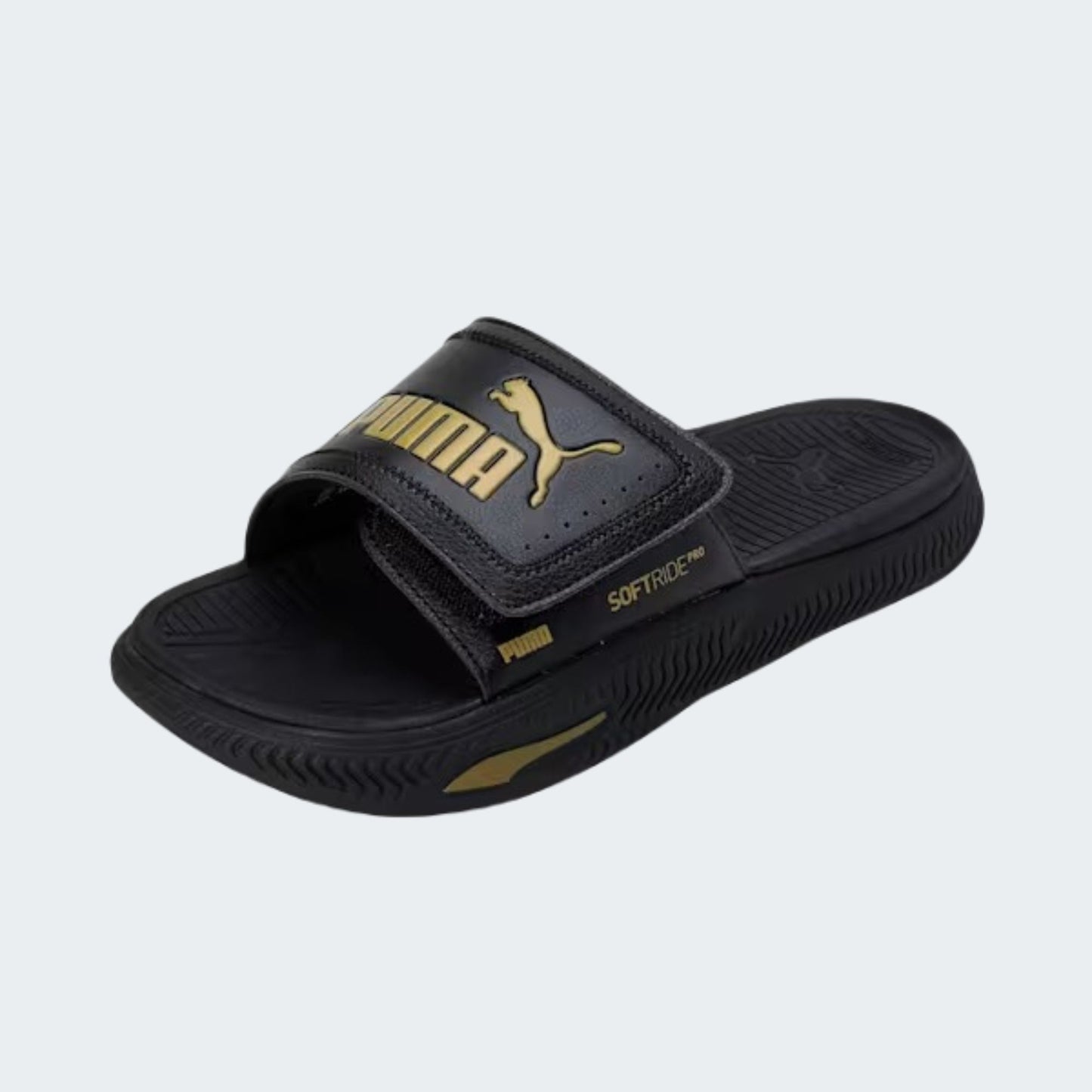 Black Softride Pro 24 Men's Slides