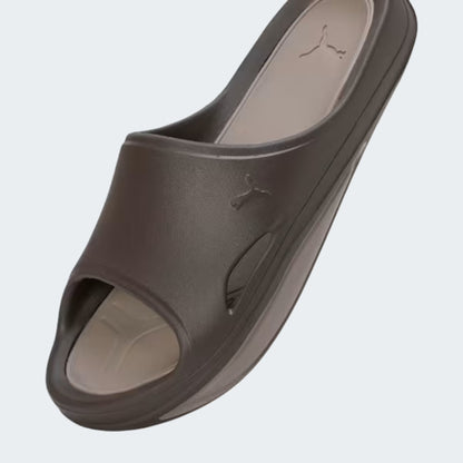 Chocolate PUMA Lithen Injex Men's Slides