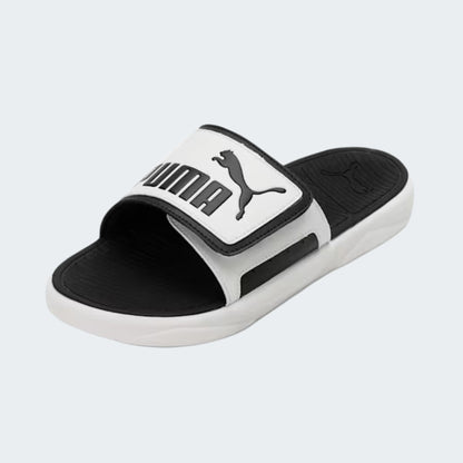 White & Black Royalcat Comfort Unisex Slides