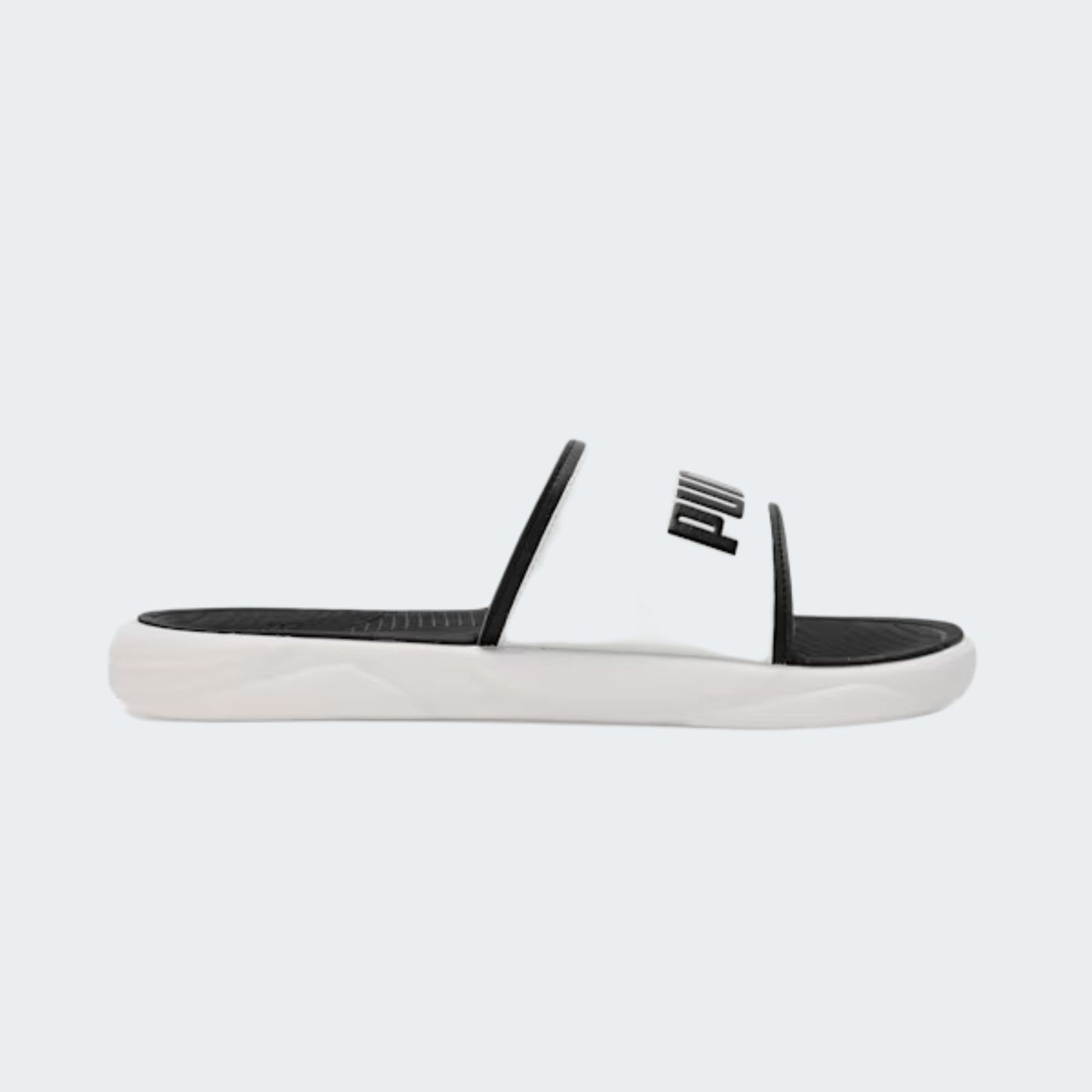 White & Black Royalcat Comfort Unisex Slides