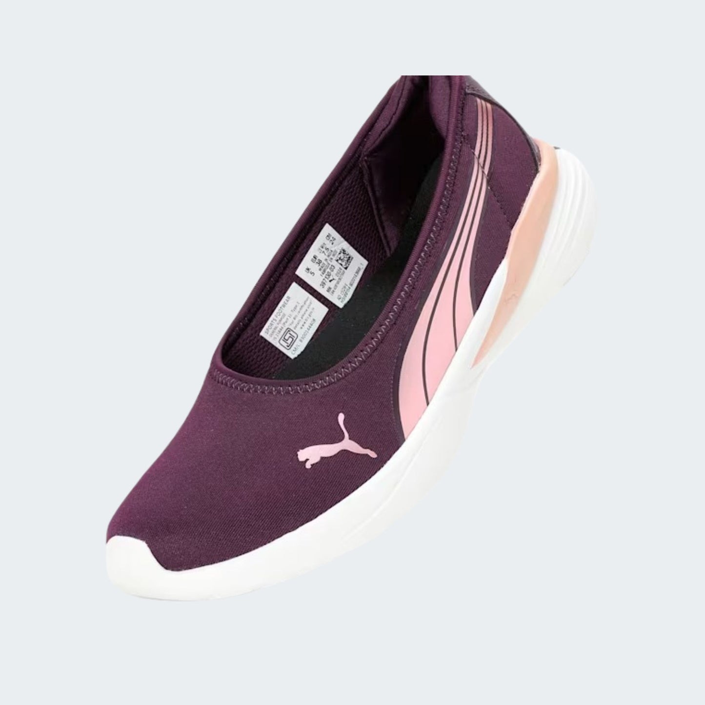 Midnight Plum Puma Evelyn Softride Women's Ballerinas