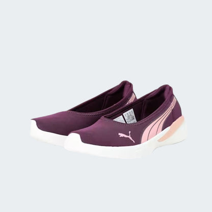 Midnight Plum Puma Evelyn Softride Women's Ballerinas