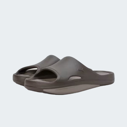 Chocolate PUMA Lithen Injex Men's Slides