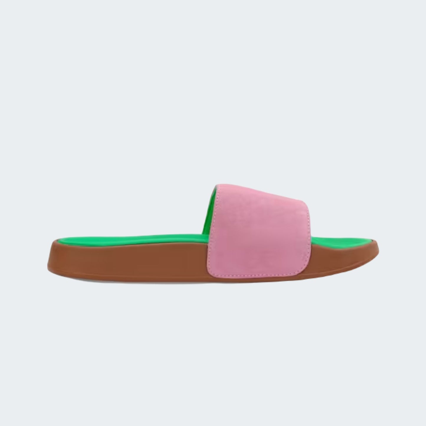 Pink Delight & Green Gum Leadcat 2.0 Palermo Foil Unisex Slides