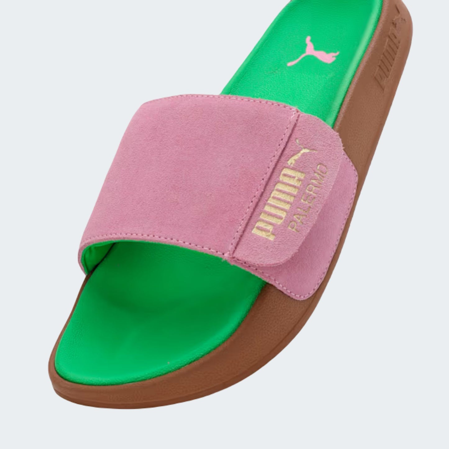 Pink Delight & Green Gum Leadcat 2.0 Palermo Foil Unisex Slides