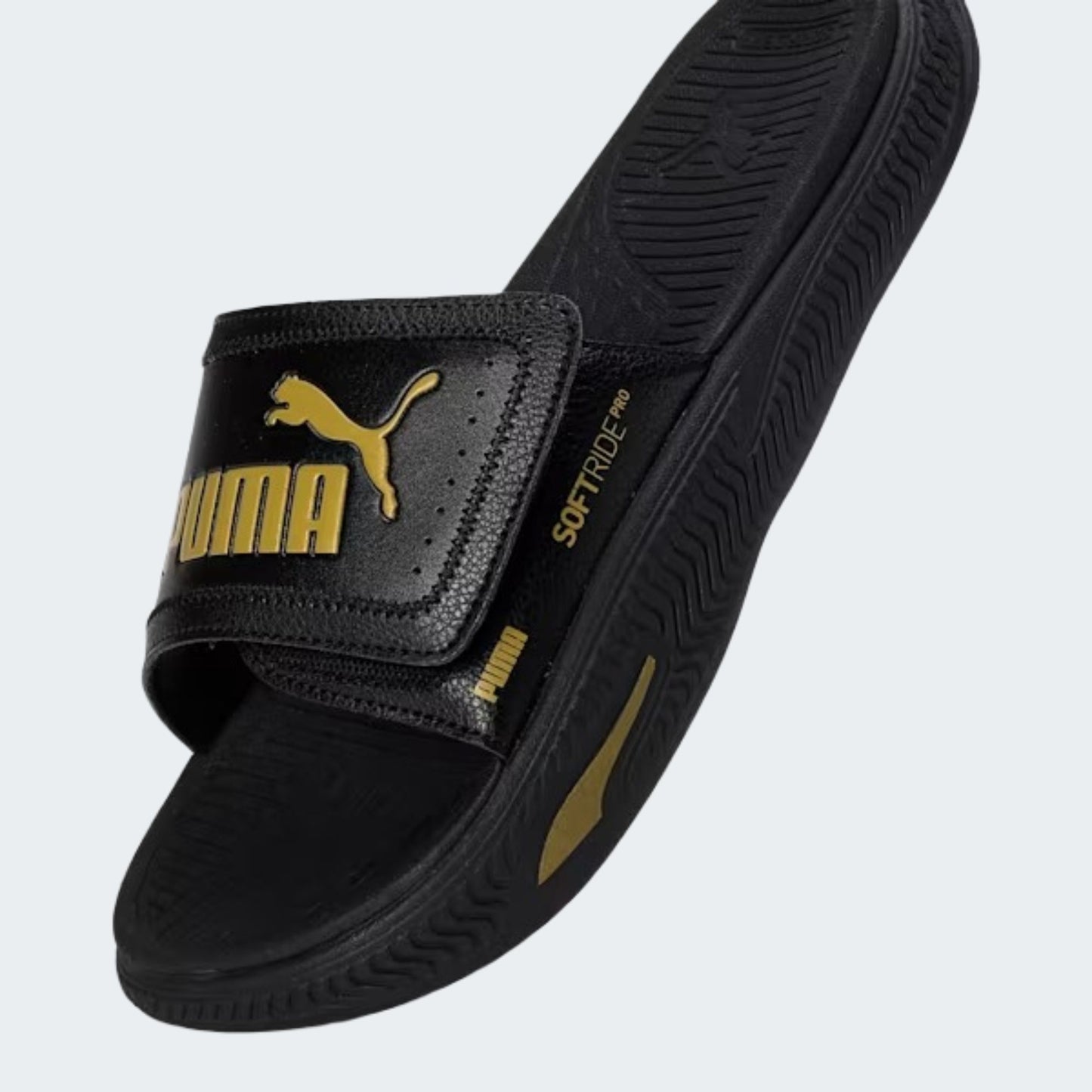 Black Softride Pro 24 Men's Slides