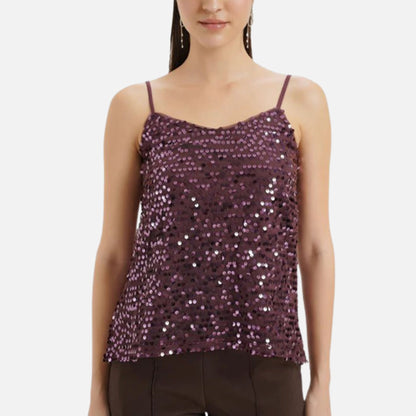 Sequin Cami Top