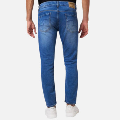 Mid Rise Slim Fit Blue Jeans