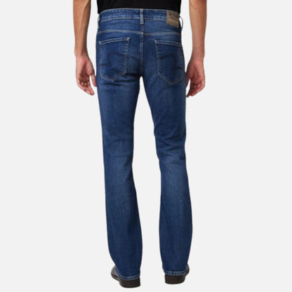 Mid Rise Bootcut Fit Blue Jeans