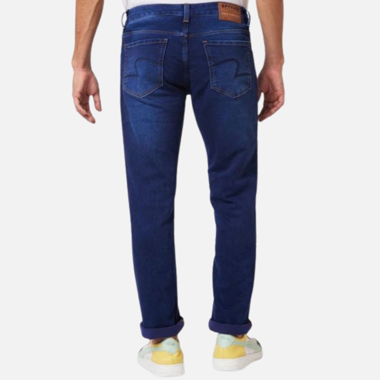 Mid Rise Regular Fit Blue Jeans