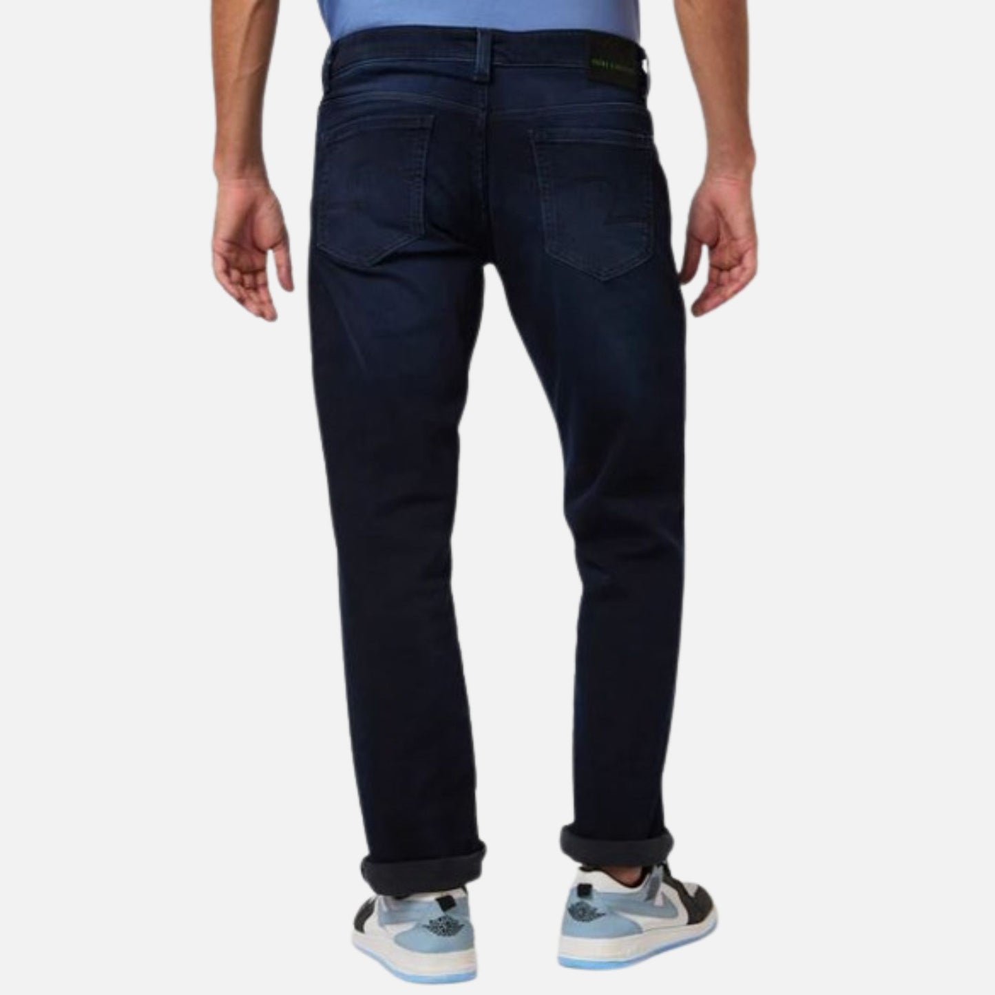 Mid Rise Regular Fit Blue Jeans