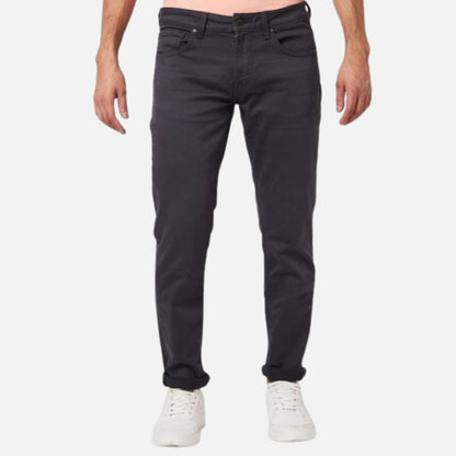 Mid Rise Regular Fit Black Jeans