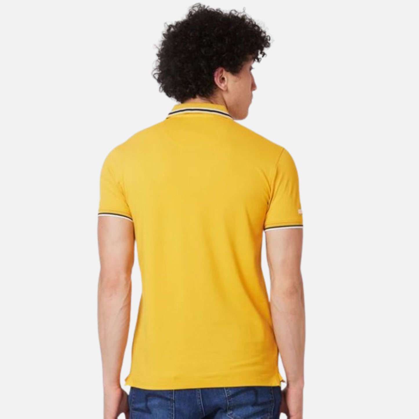 SLIM FIT Yellow Polo T-shirt