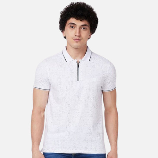 SLIM FIT White Polo T-shirt