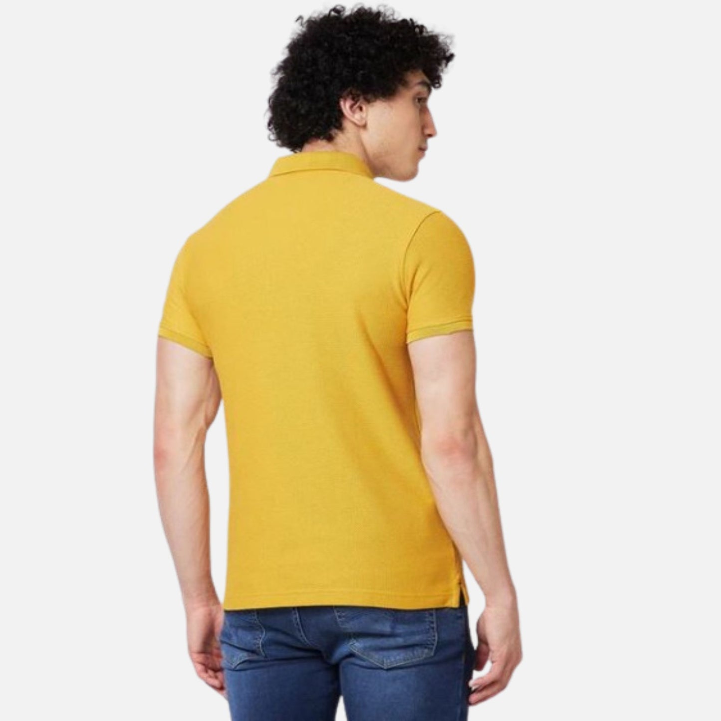 SLIM FIT Yellow Polo T-shirt