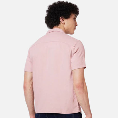 Pink SOLID HALF SLEEVE Shirt