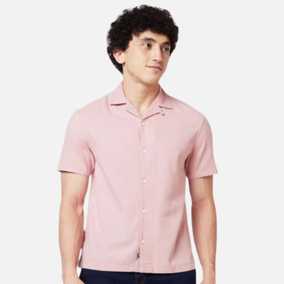 Pink SOLID HALF SLEEVE Shirt