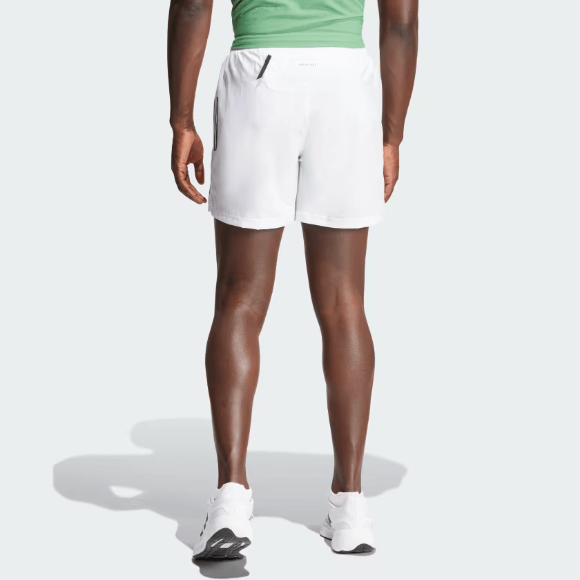 White Own The Run Shorts