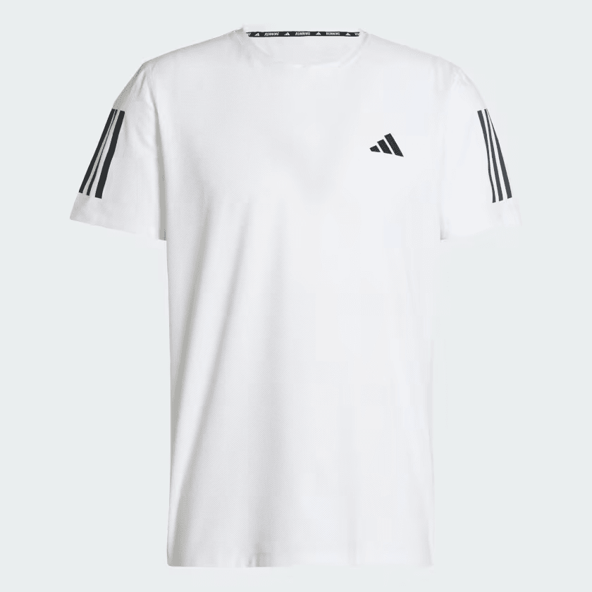 White Own the Run Tee