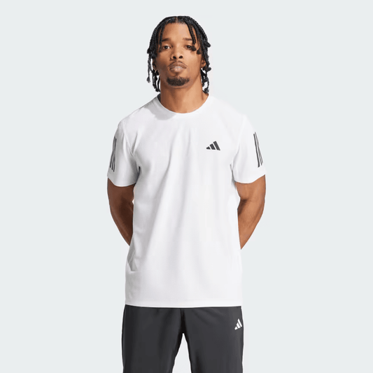 White Own the Run Tee