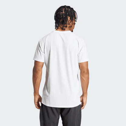White Own the Run Tee