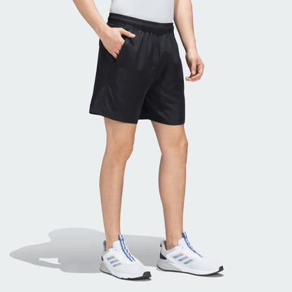 BLACK TRAIN ESSENTIALS WOVEN SHORTS