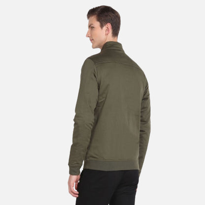 High Neck Solid Jacket