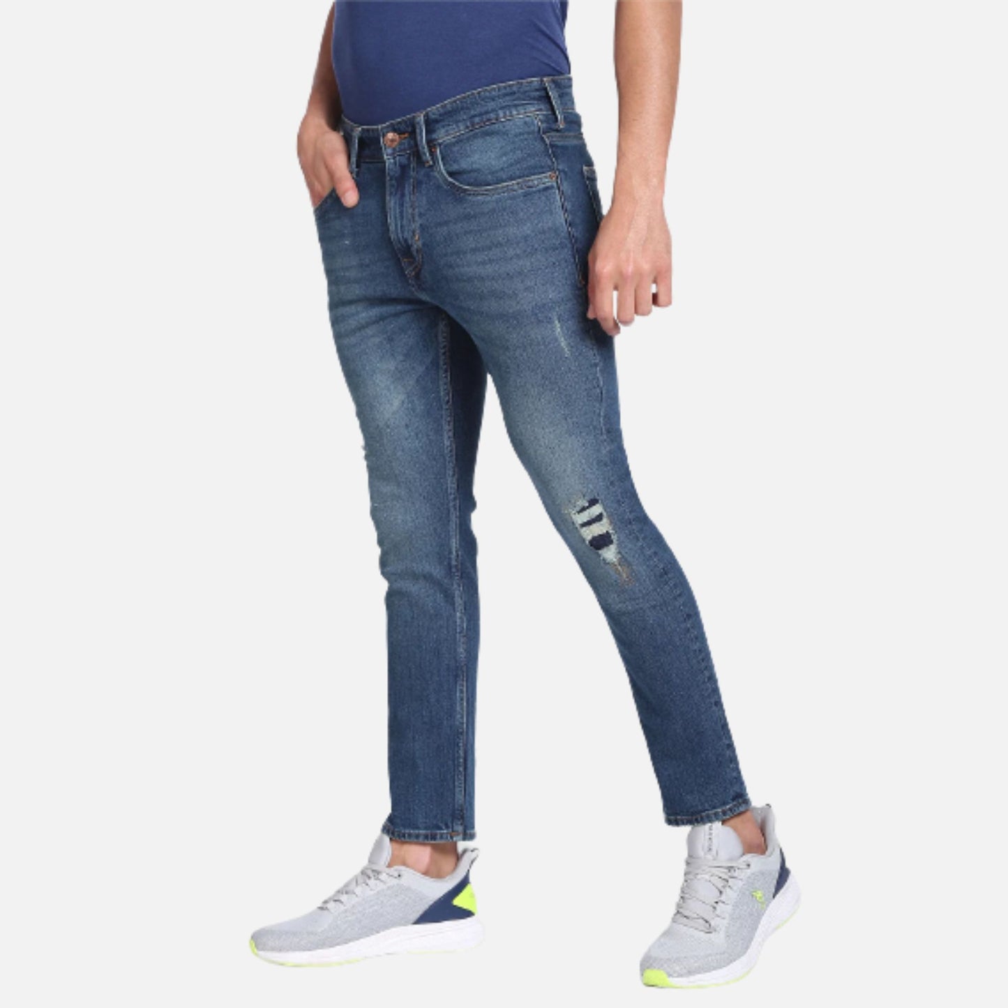 Brandon Slim Tapered Mid Rise Jeans