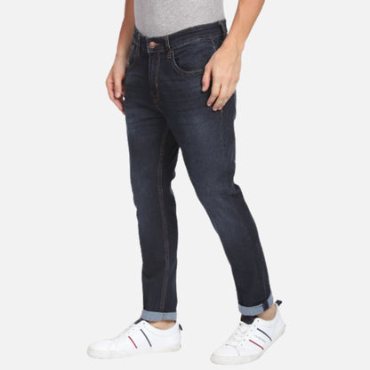 Henry Tapered Cropped Mid Rise Jeans