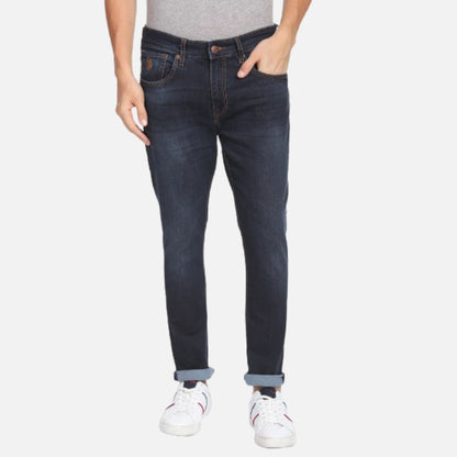 Henry Tapered Cropped Mid Rise Jeans