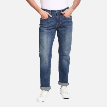 Harold Slim Straight Mid Rise Jeans