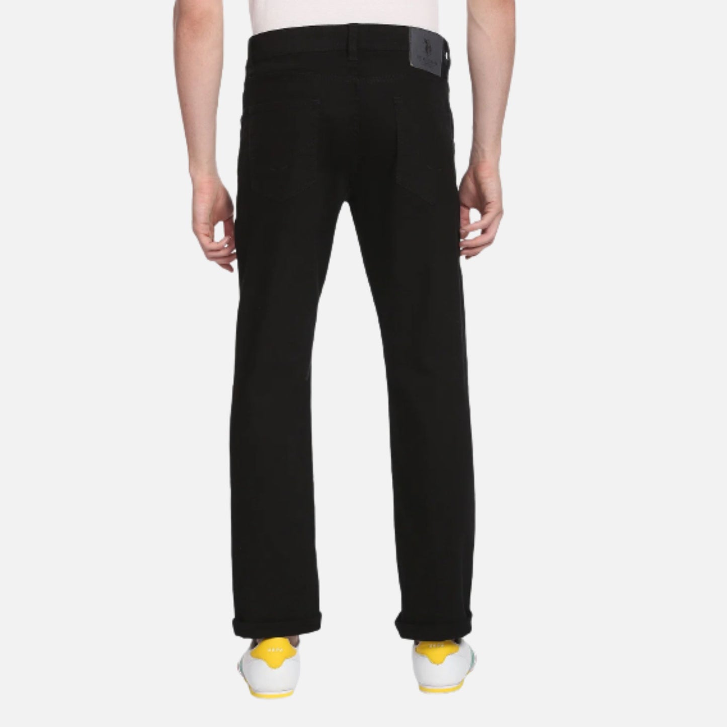 Harold Slim Straight Fit Stay Black Performance Jeans