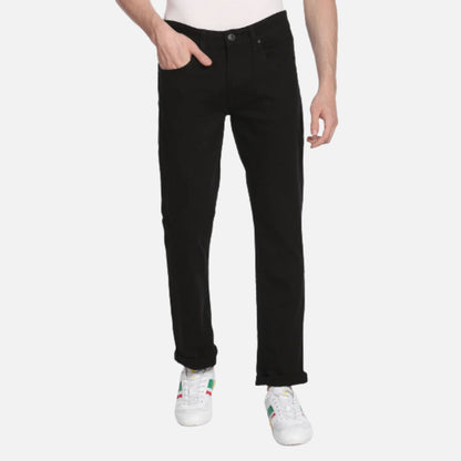 Harold Slim Straight Fit Stay Black Performance Jeans