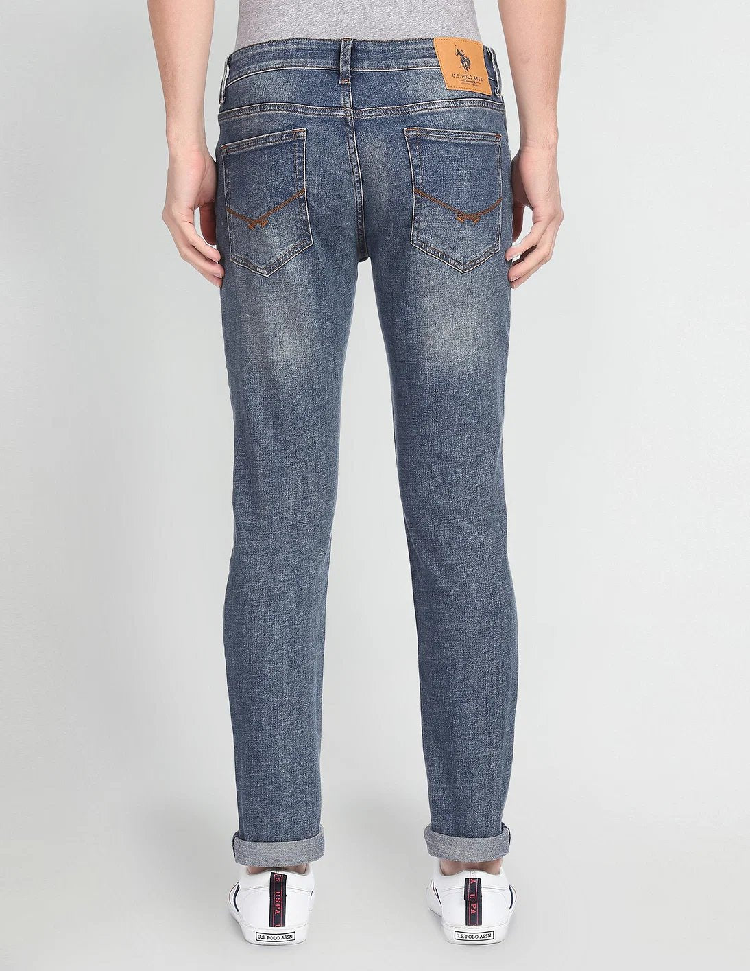 Mid Rise Brandon Slim Tapered Jeans