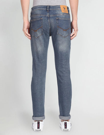 Mid Rise Brandon Slim Tapered Jeans