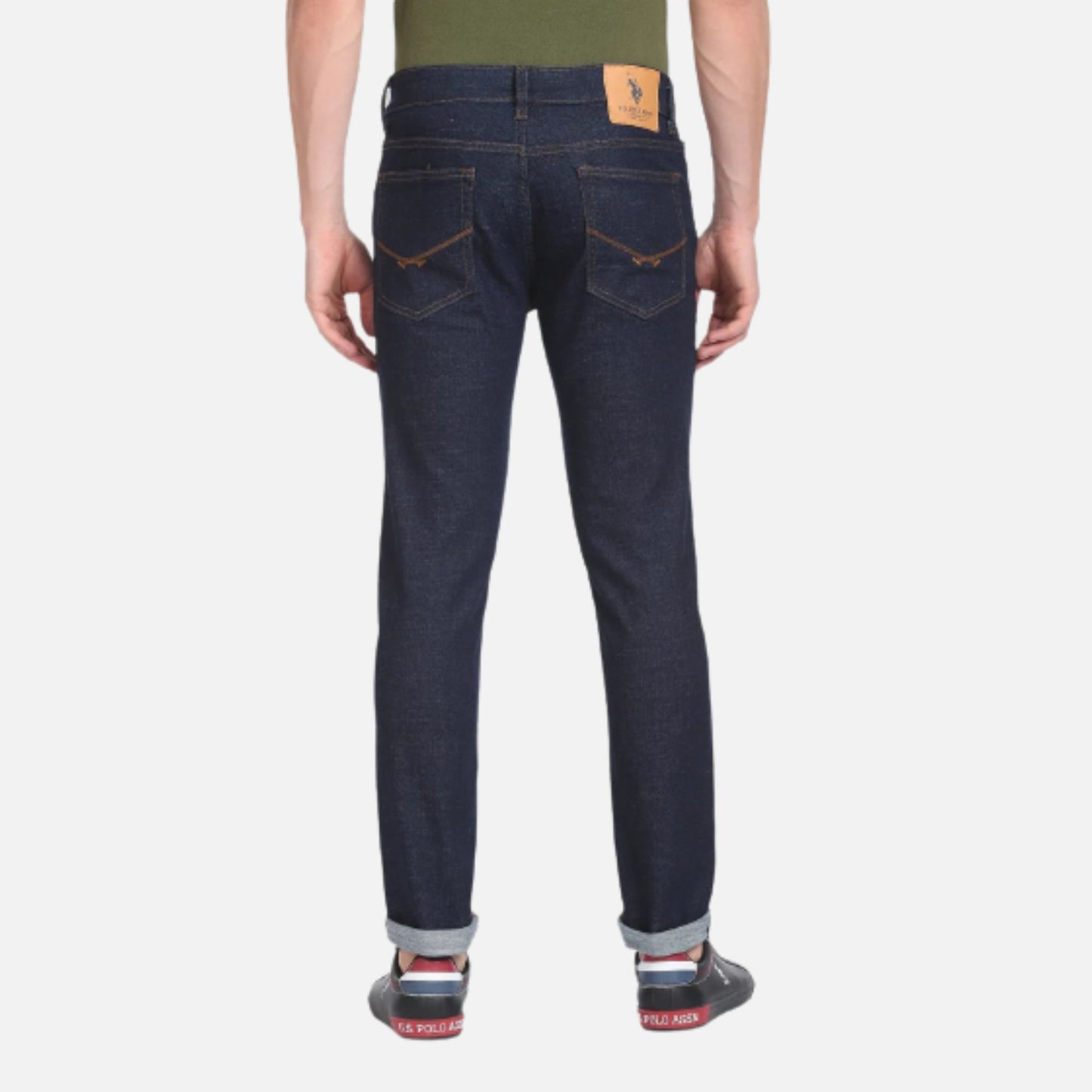 Mid Rise Brandon Slim Tapered Fit Jeans