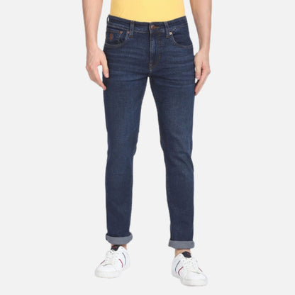 Mid Rise Brandon Slim Tapered Fit Jeans