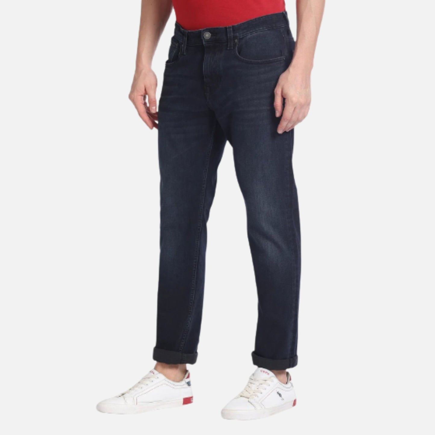 Brandon Slim Tapered Whiskered Jeans